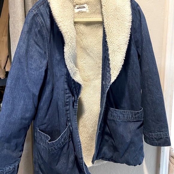 Rolla’s Sherpa Denim Jacket - Picture 1 of 1